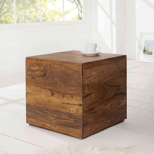 Cube End Table, which is made from sheesham wood, is an excellent choice for interior design and home decor. suitable for any space furniture