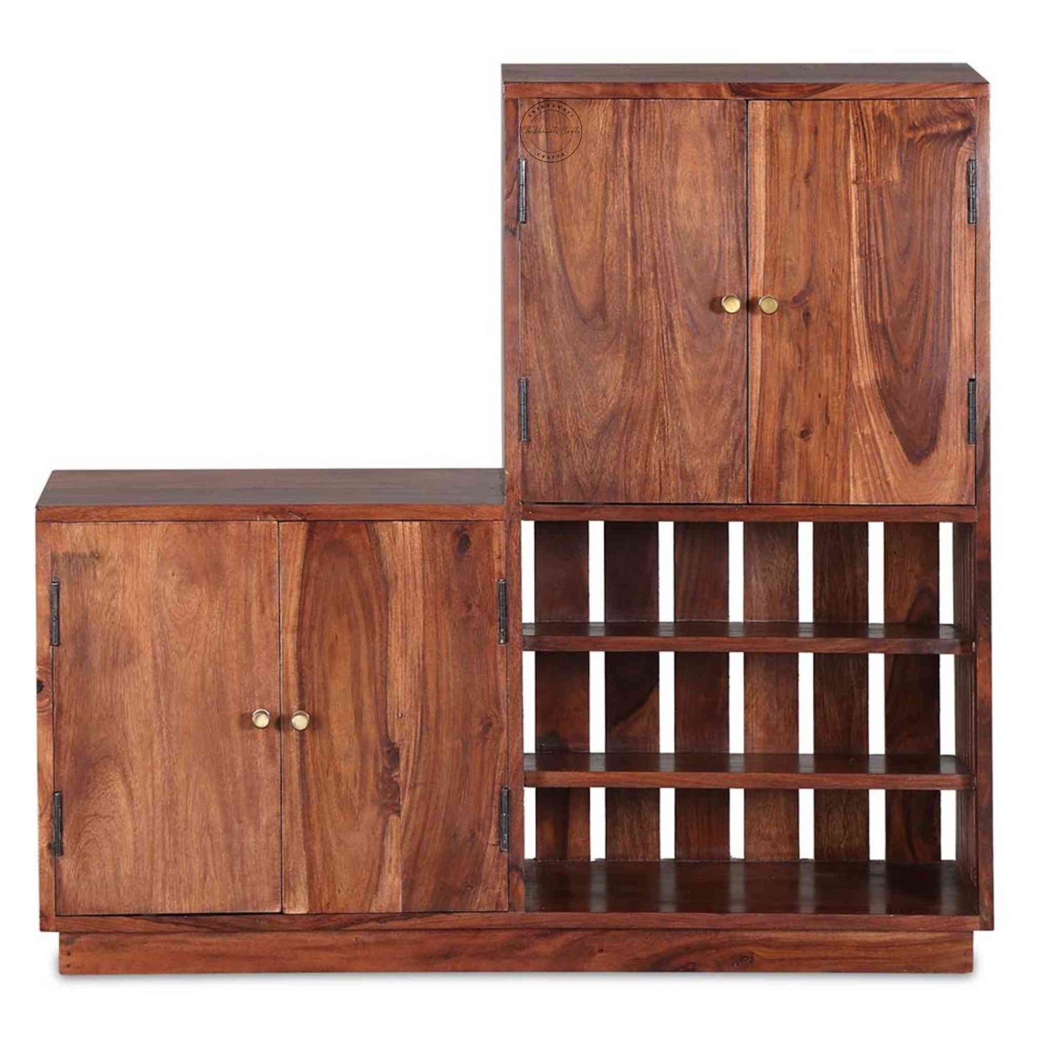 Dublin Shoe Rack, which is made from sheesham wood, is an excellent choice for interior design and home decor. suitable for any space furniture