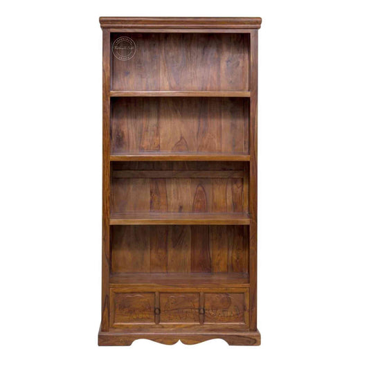 Elephant Bookshelve, made from Sheesham wood, is an excellent choice for interior design and home decor, best suited for home and office furniture