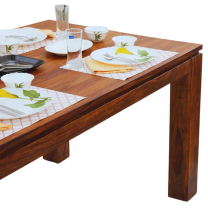 Gautam Dining Set, which is made from sheesham wood, is an excellent choice for interior design and home decor. suitable for dining room or kitchen furniture