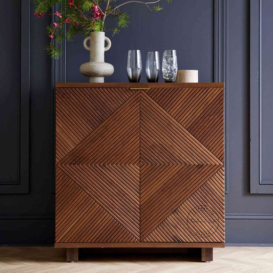 Gavin Sideboard, which is made from sheesham wood, is an excellent choice for interior design and home decor. suitable any space furniture