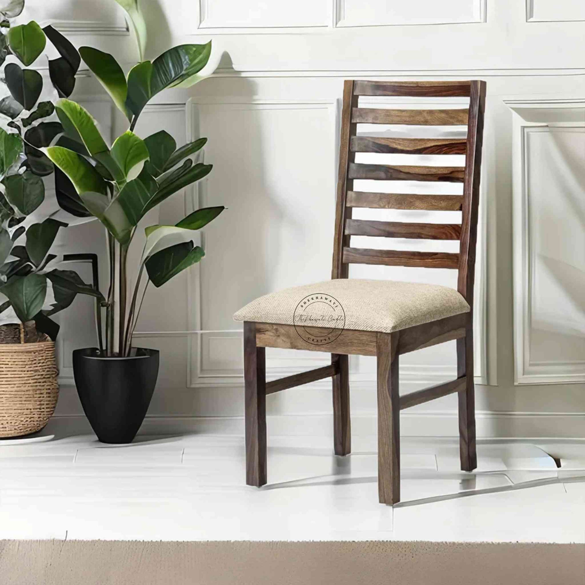 Givan High Back Chair, which is made from sheesham wood, is an excellent choice for interior design and home decor. suitable home and office furniture