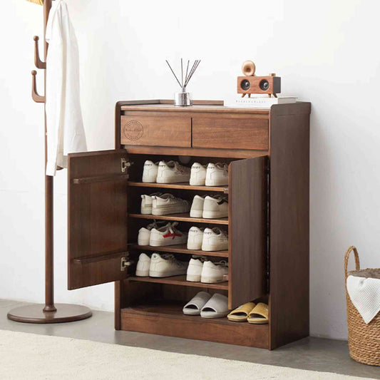 Lirra Shoe Rack, made from sheesham wood, is an excellent choice for interior design and home decor. suitable for entrance and office furniture