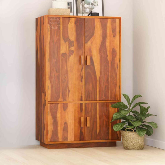 Melisa Wardrobe, made from Sheesham wood, is an excellent choice for interior design and home decor, best suited for home and office furniture