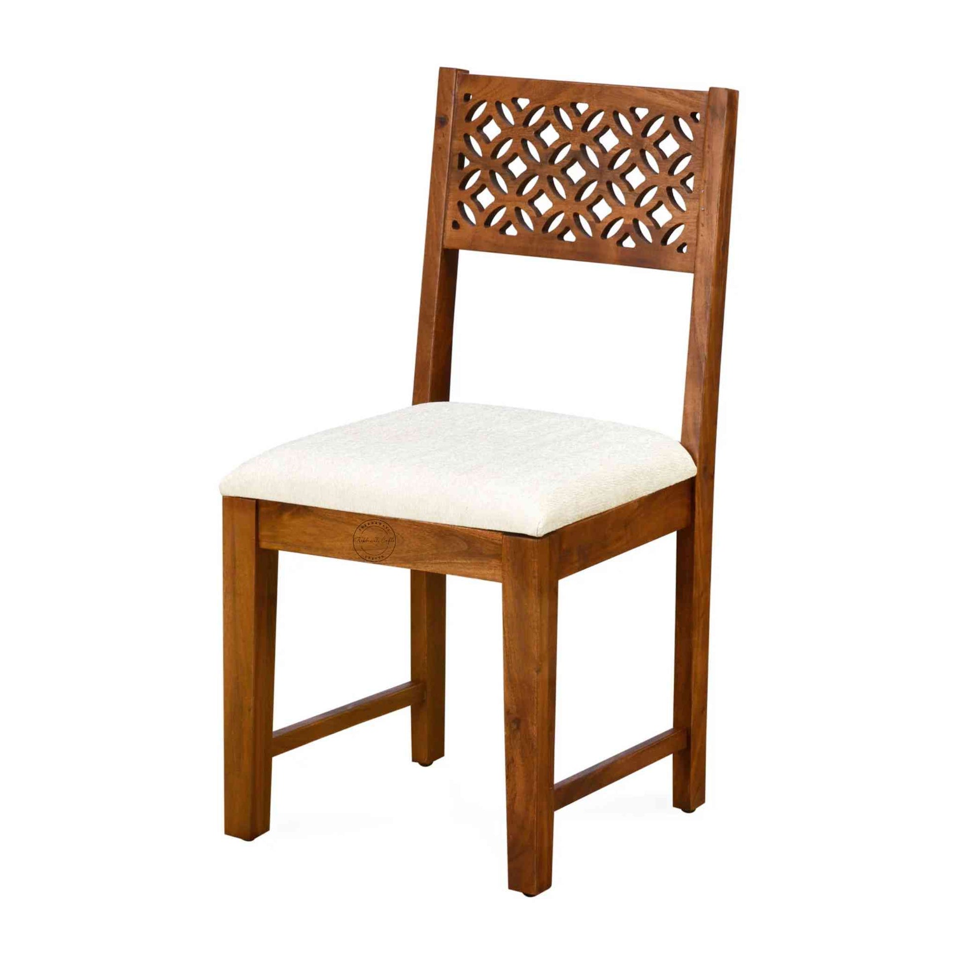 Mirra Chair, made from sheesham wood, is an excellent choice for interior design and home decor. suitable for home and office furniture