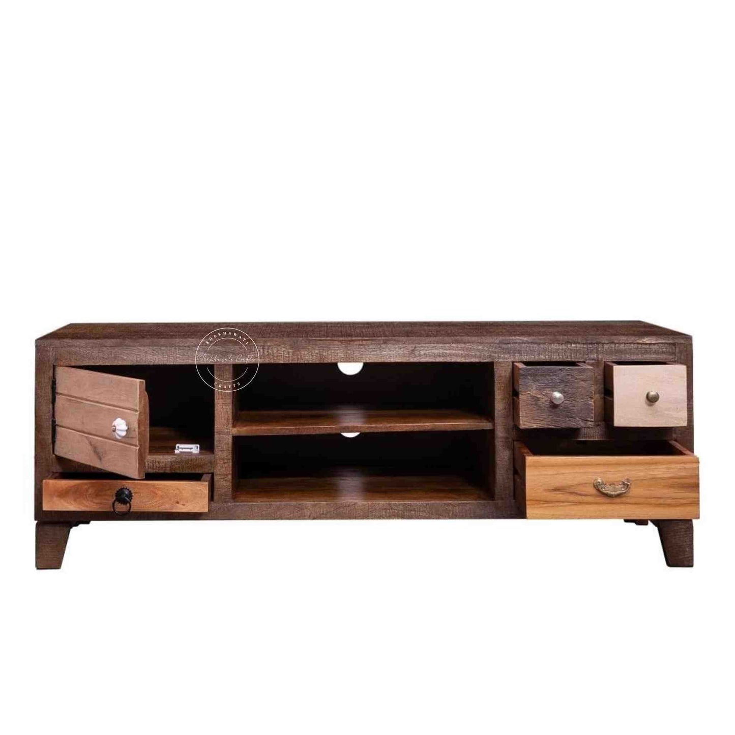 Oslo Mango Wood TV Cabinet - Shekhawati Crafts