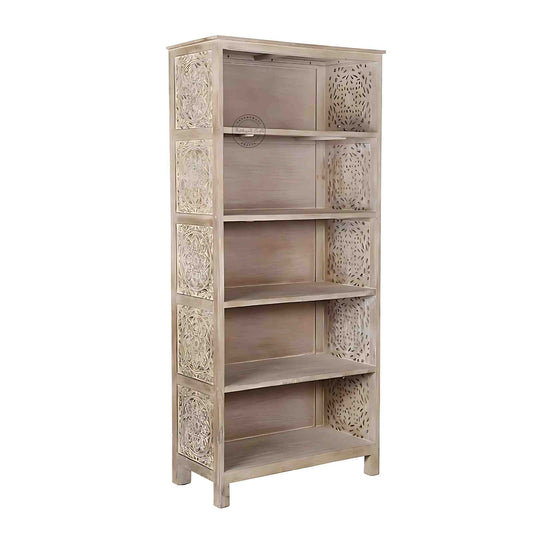 Sattva Antique vintage Bookshelf for home library and office furniture