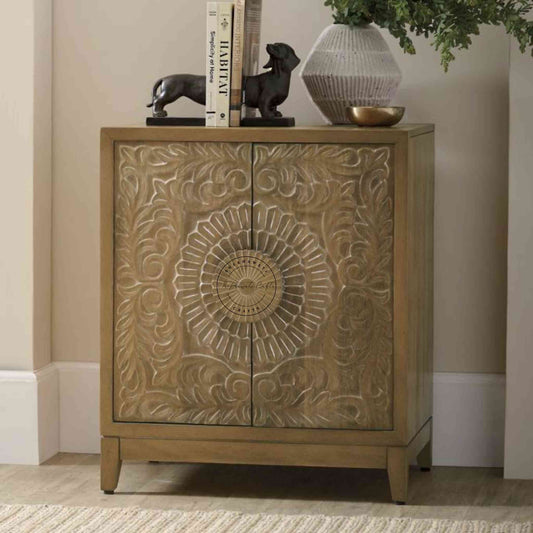 Sunburst Sideboard, made from mango wood, is an excellent choice for interior design and home decor. suitable for living room, entrance and office furniture