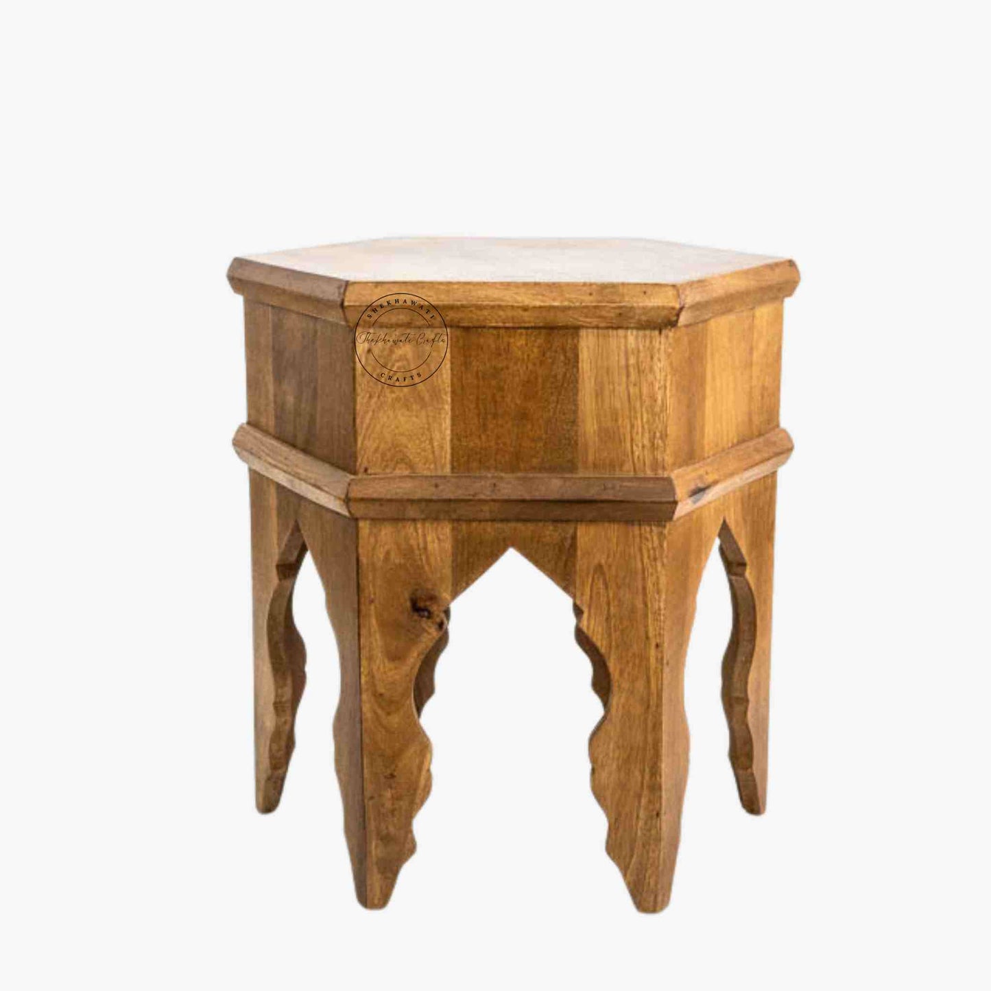 Varsa End Table - Shekhawati Crafts