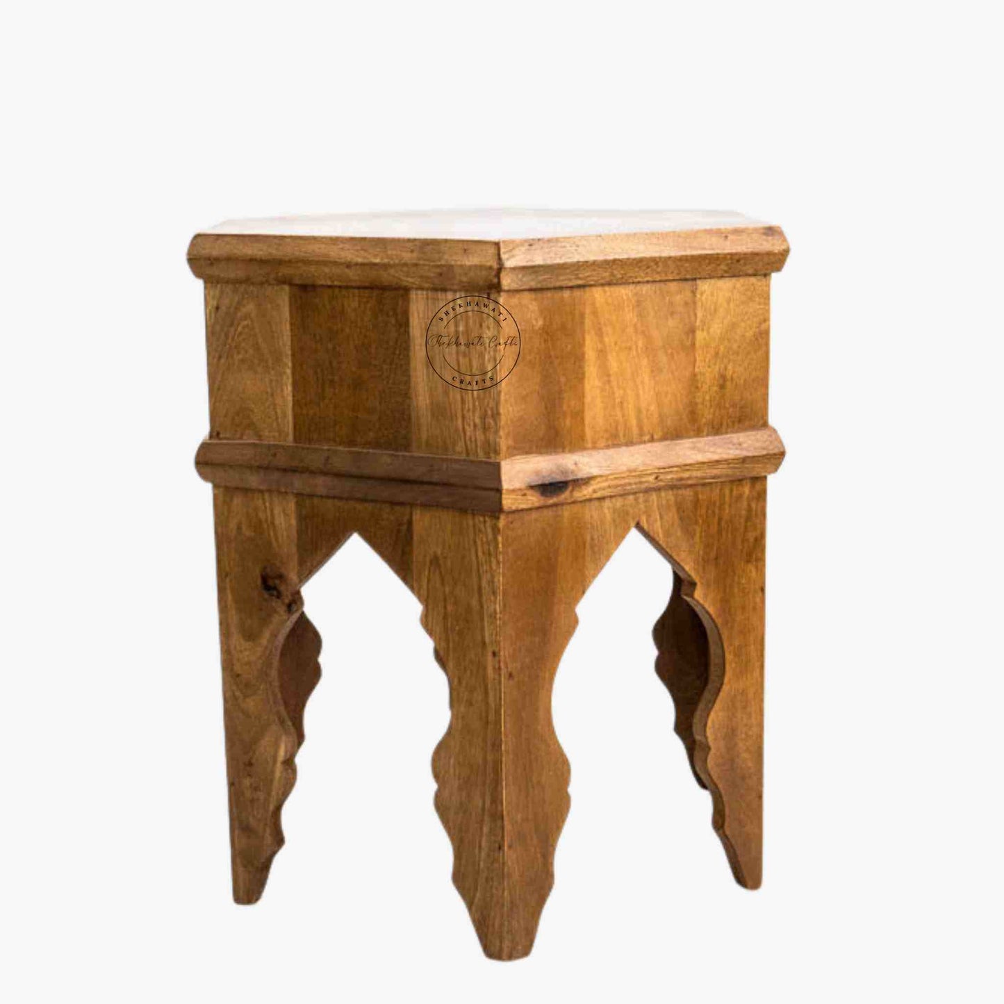 Varsa End Table - Shekhawati Crafts