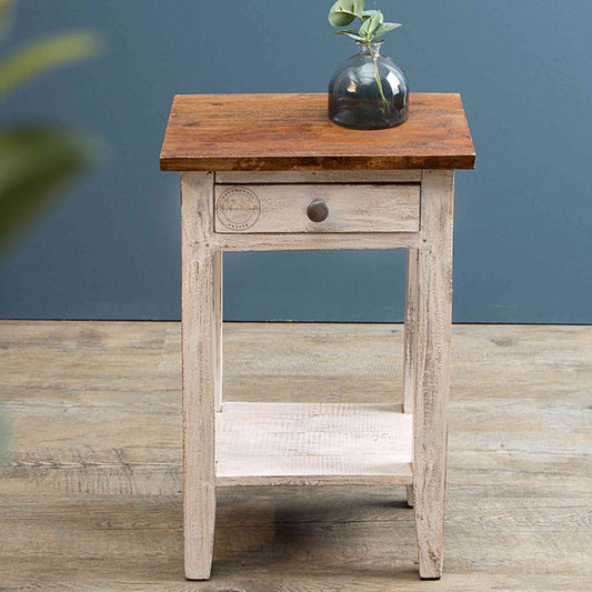 Vida End Table, made from mango wood, is an excellent choice for interior design and home decor. suitable for home and office furniture