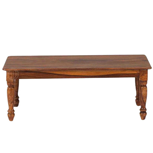 Zora Center Table, crafted from sheesham wood, is a versatile choice for interior design and home decor. It complements the bedroom, living room, and office spaces.